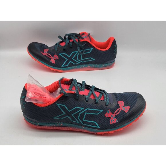 Under Armour Brigade XC Low Mens Size 8 Track Spike Shoes‎ 3022001 401 - Picture 4 of 10